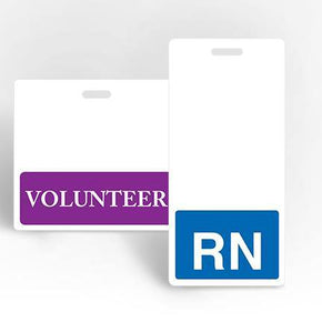 Custom Badge Buddies Vertical CC 2-1/8" x 4-1/2" - IDenticard.com