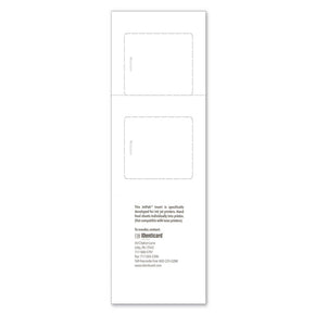 Single-Core JetPak™ ID Card with Vertical Slot (Data Collection Size) - IDenticard.com