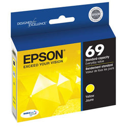 Yellow Epson 69 Ink Cartridge (Stylus C120) - IDenticard.com