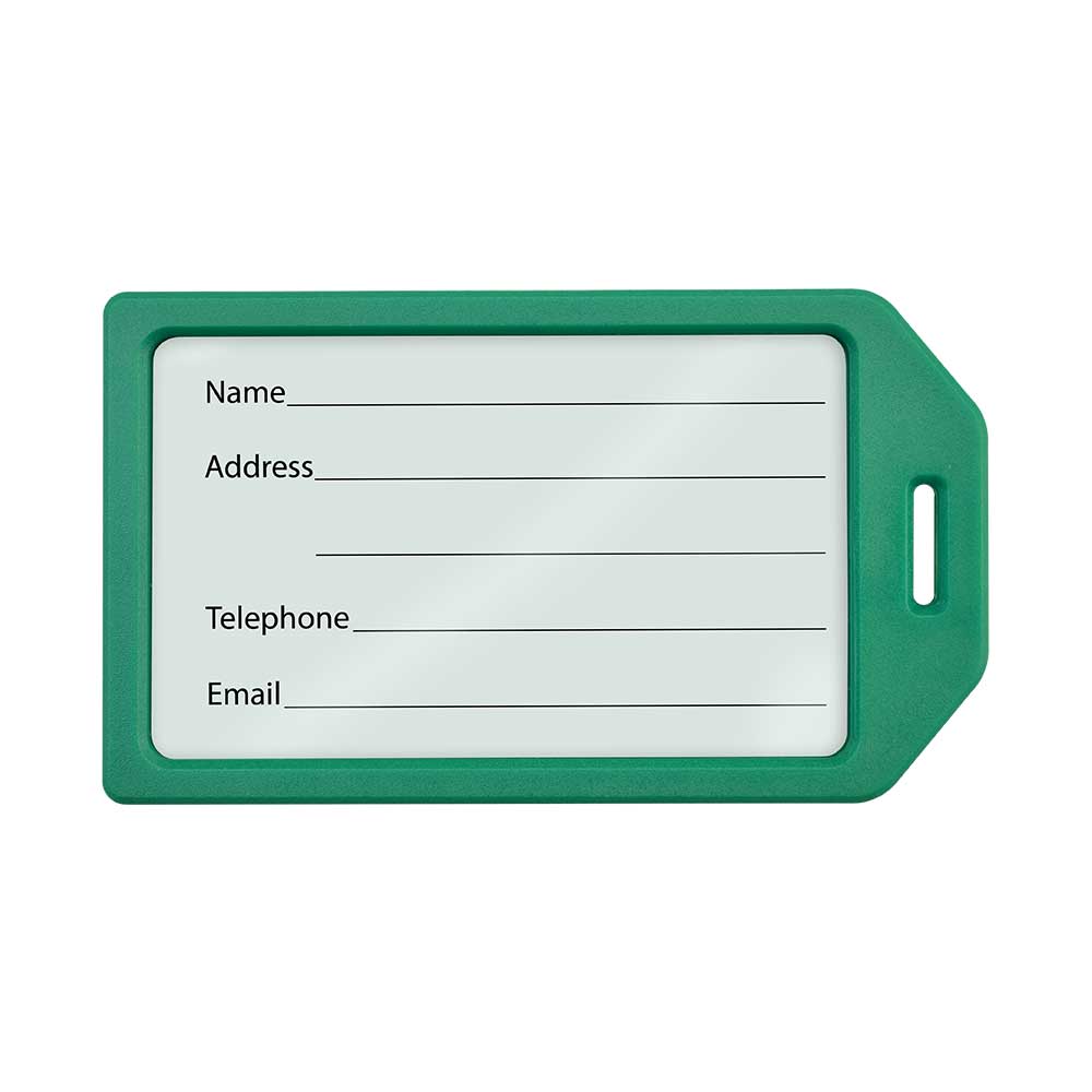 Rigid Plastic Luggage Travel Tag Holder Rigid Plastic Luggage Travel Tag Holder
