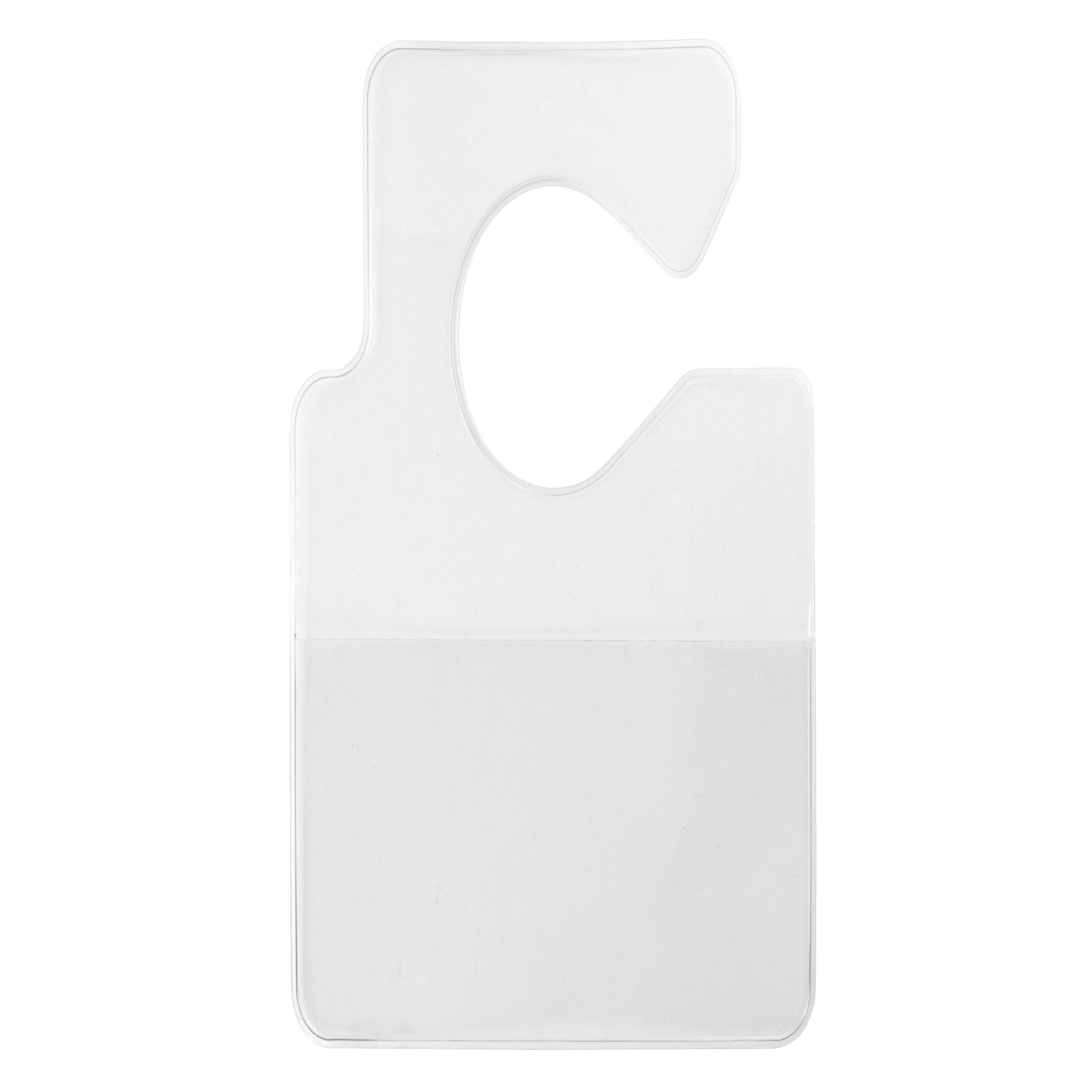 Clear Vinyl Flexible Hangtag Badge Holder Clear Vinyl Flexible Hangtag Badge Holder