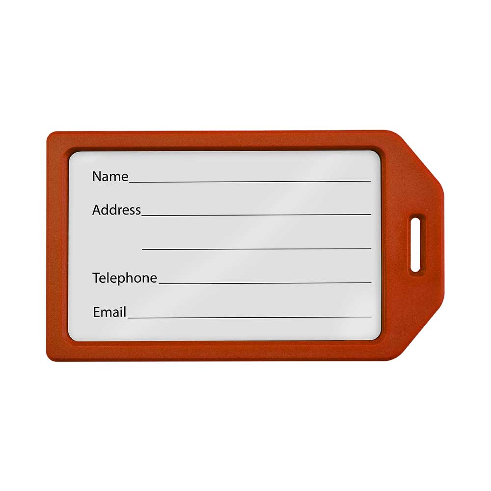 Rigid Plastic Luggage Travel Tag Holder Rigid Plastic Luggage Travel Tag Holder