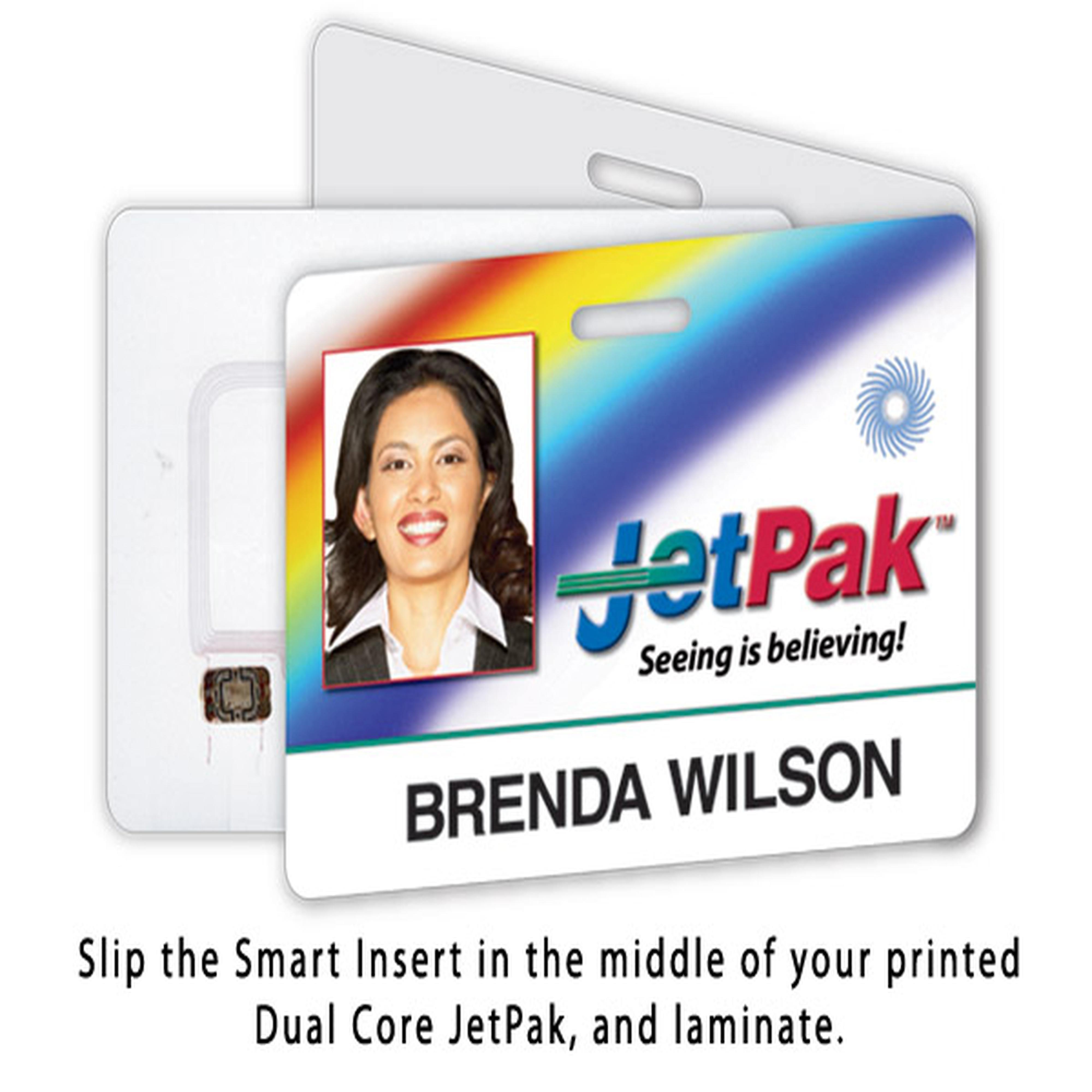 SMART Insert for Dual-Sided IDentiSMART ID Cards–Data Collection Size SMART Insert for Dual-Sided IDentiSMART ID Cards–Data Collection Size