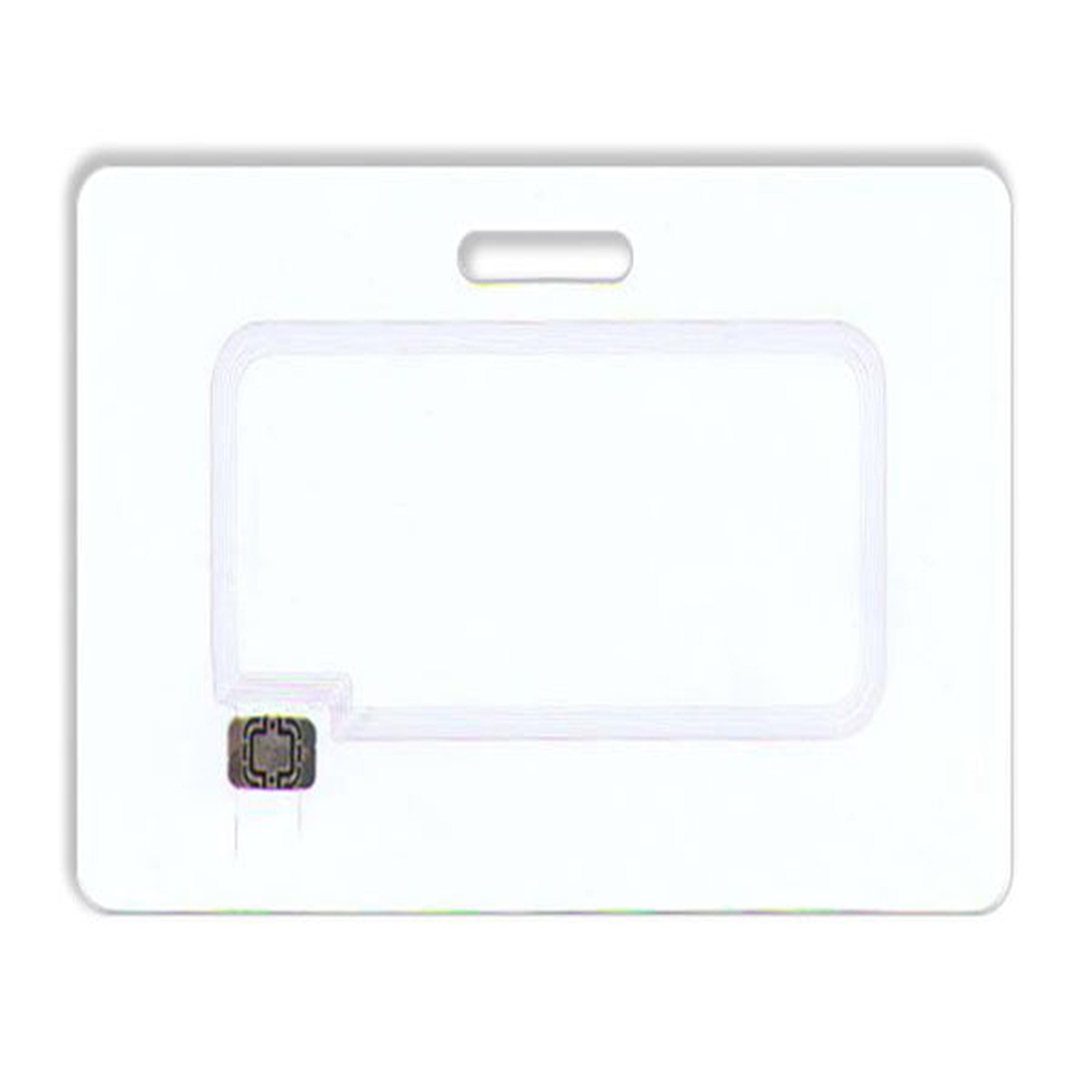 SMART Insert for Dual-Sided IDentiSMART ID Cards–H. Slot, CR80-CC Size SMART Insert for Dual-Sided IDentiSMART ID Cards–H. Slot, CR80-CC Size