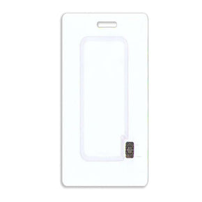 SMART Insert for Dual-Sided IDentiSMART ID Cards–V. Slot, CR80-CC Size - IDenticard.com