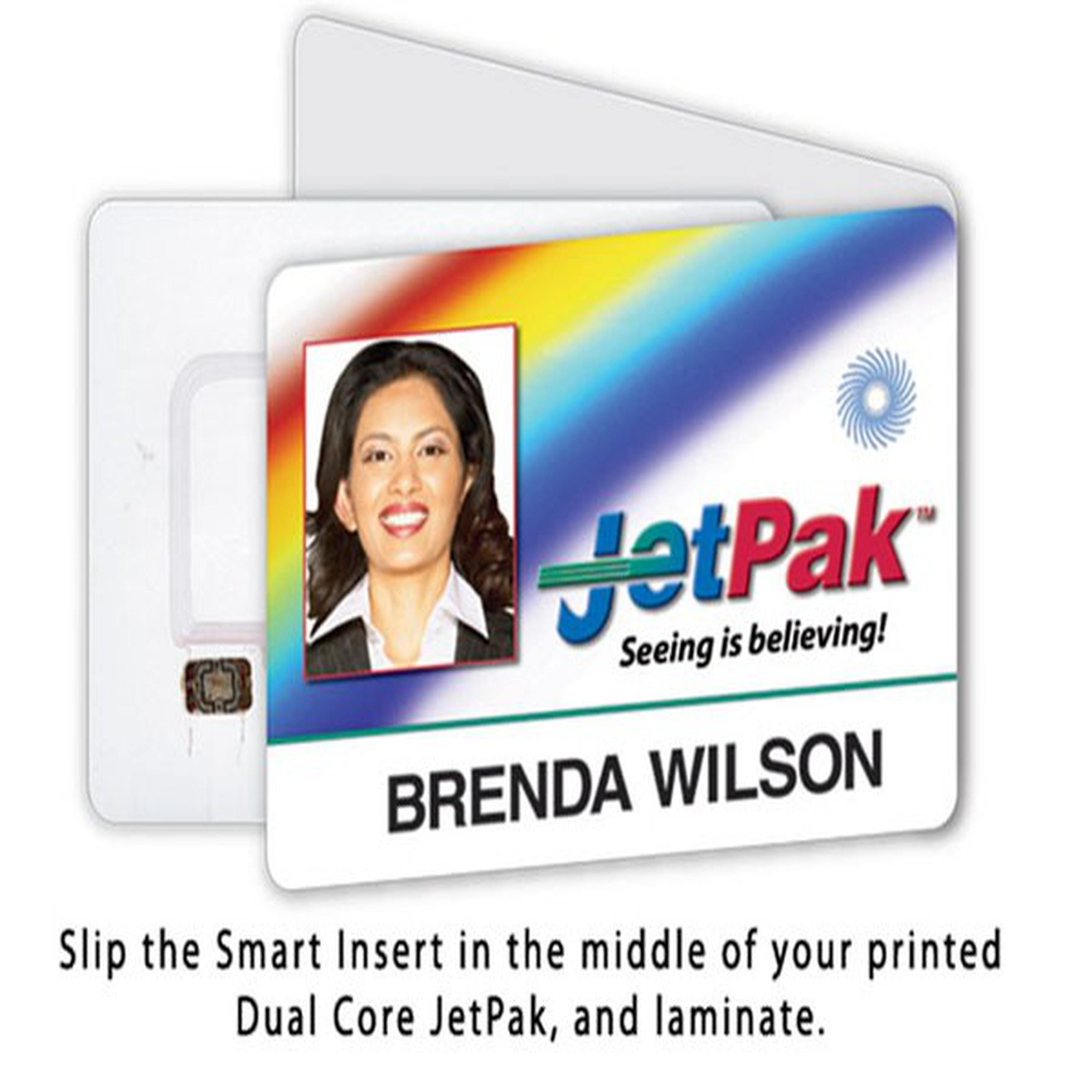 SMART Insert for Dual-Sided IDentiSMART ID Cards (No Slot) SMART Insert for Dual-Sided IDentiSMART ID Cards (No Slot)