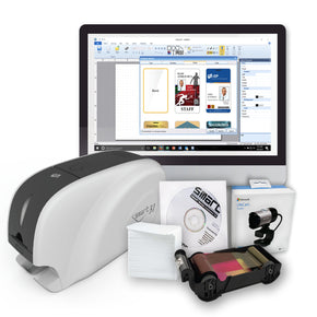 SMART 31S Single-Sided ID Card Printer Bundle - IDenticard.com