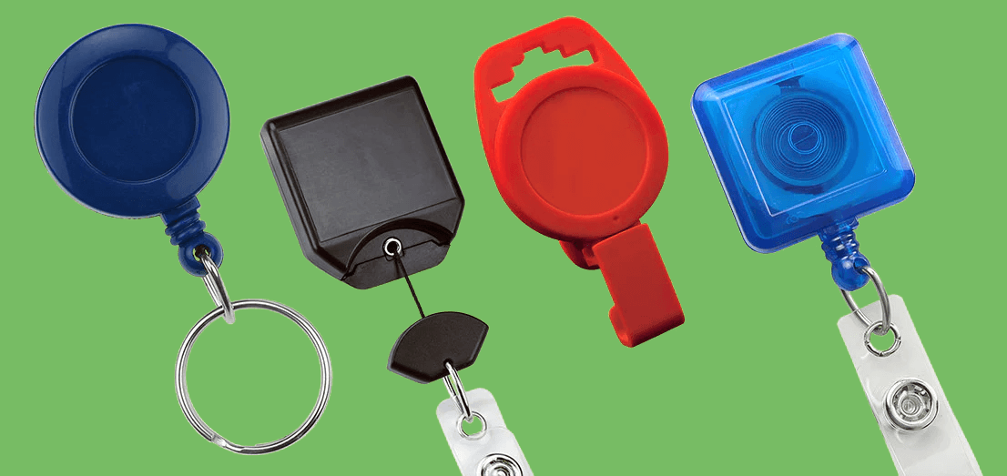 Combo Plastic Badge Holder with Pin, Clip AND Slot Holes- Bulk
