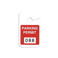 Plastic non-expiring parking permit (100/Pack) - IDenticard.com