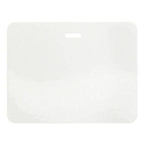 Reusable White Visitor Card Back - Slotted (Pack of 500) - IDenticard.com