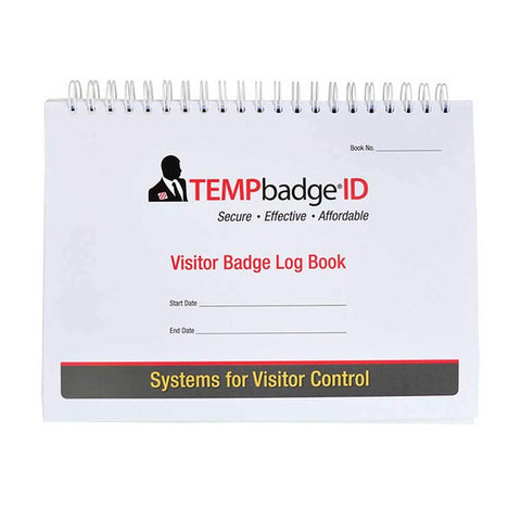 TEMPbadge® Expiring Visitor Badge Log Book