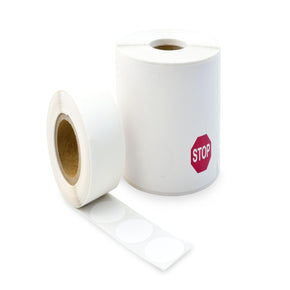 1-Day "Stop Sign" Badge Back with Spot Expiration (4" x 2.25") - IDenticard.com