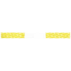Yellow adhesive non-expiring inspection band - IDenticard.com