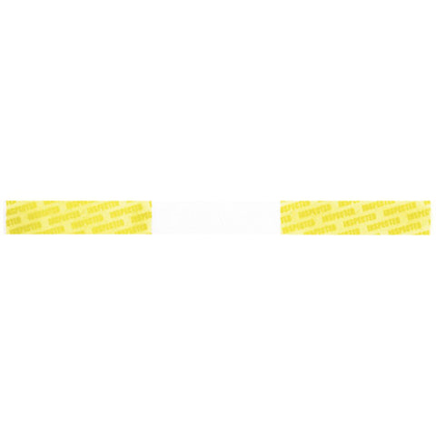 TEMPbadge® Yellow Adhesive Non-Expiring Inspection Band