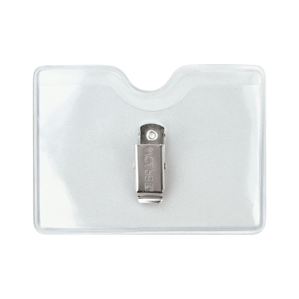Clothing-Friendly™ Flexible Badge Holder, Credit Card Size