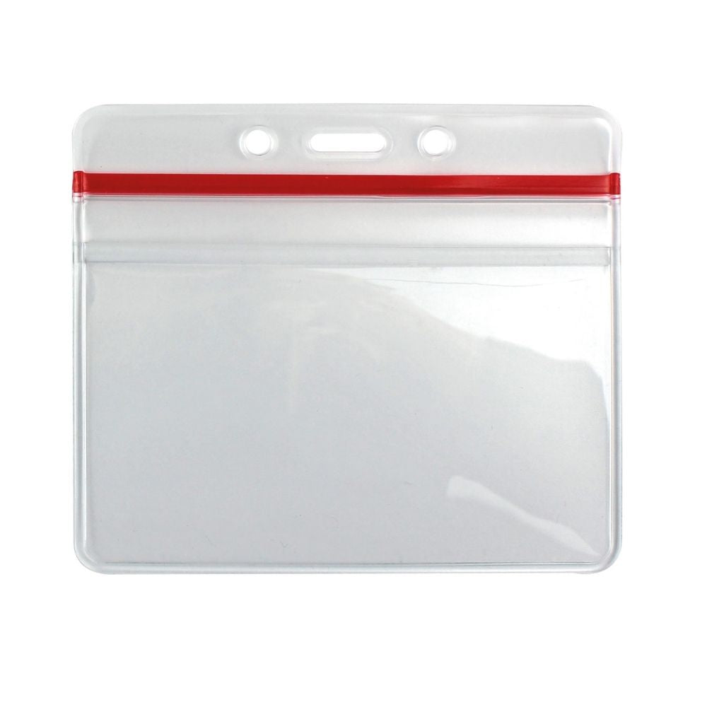 vinyl credit card sleeves Resealable Heavy-Duty Flexible Badge Holder, Credit Card Size