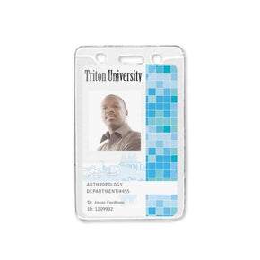 Flexible Badge Holder, Credit Card Size