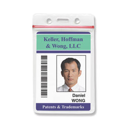 Resealable Heavy-Duty Flexible Badge Holder, Credit Card Size - IDenticard.com