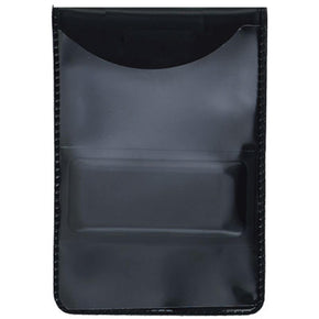 Black Vinyl Vertical Top-Load Magnetic Badge Holder, 2.5" x 3.38" - IDenticard.com