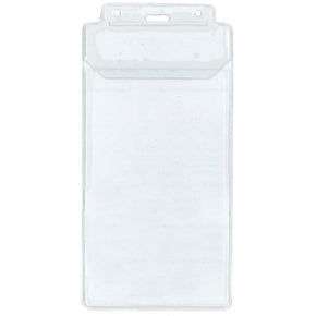 Flexible Vertical Badge Holder with Tuck In Flap, Event Size