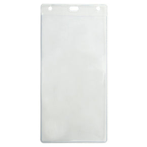 Clear Vinyl Event Size Holder, 4.13" x  8.13" - IDenticard.com