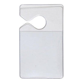 Clear Vinyl Flexible Hangtag Badge Holder - IDenticard.com