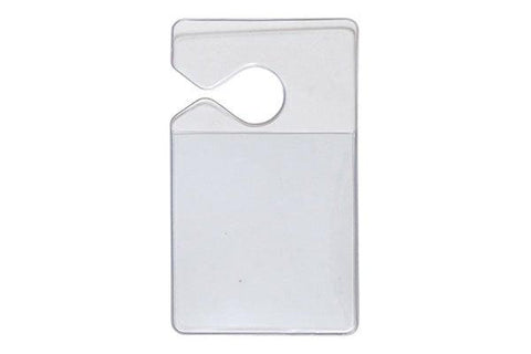 Clear Vinyl Flexible Hangtag Badge Holder