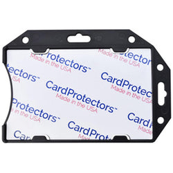 CardProtectors™ Rigid Shielded Badge Holder, Credit Card Size - IDenticard.com