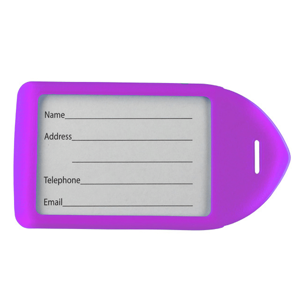 Pink top luggage tags