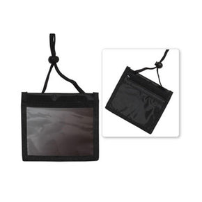 3-Pocket Credential Wallet with Adjustable Neck Cord - IDenticard.com