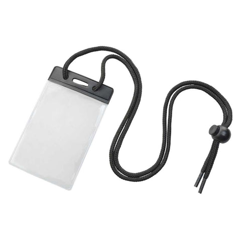 Flexible Badge Holder with Color Bar and Neck Cord