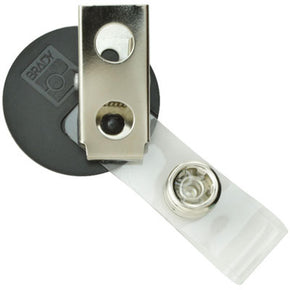 Round Black LogoClip™ - IDenticard.com