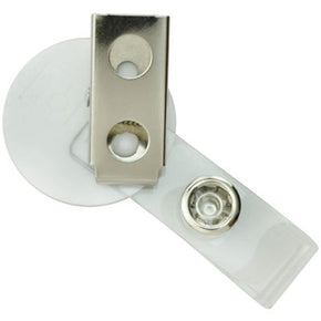 Round White LogoClip™ - IDenticard.com