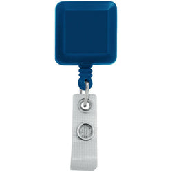 Blue Badge Reel with Reinforced Vinyl Strap & Belt Clip - IDenticard.com