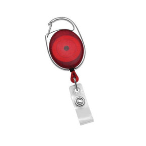 Premier Badge Reel with Clear Vinyl Strap - IDenticard.com