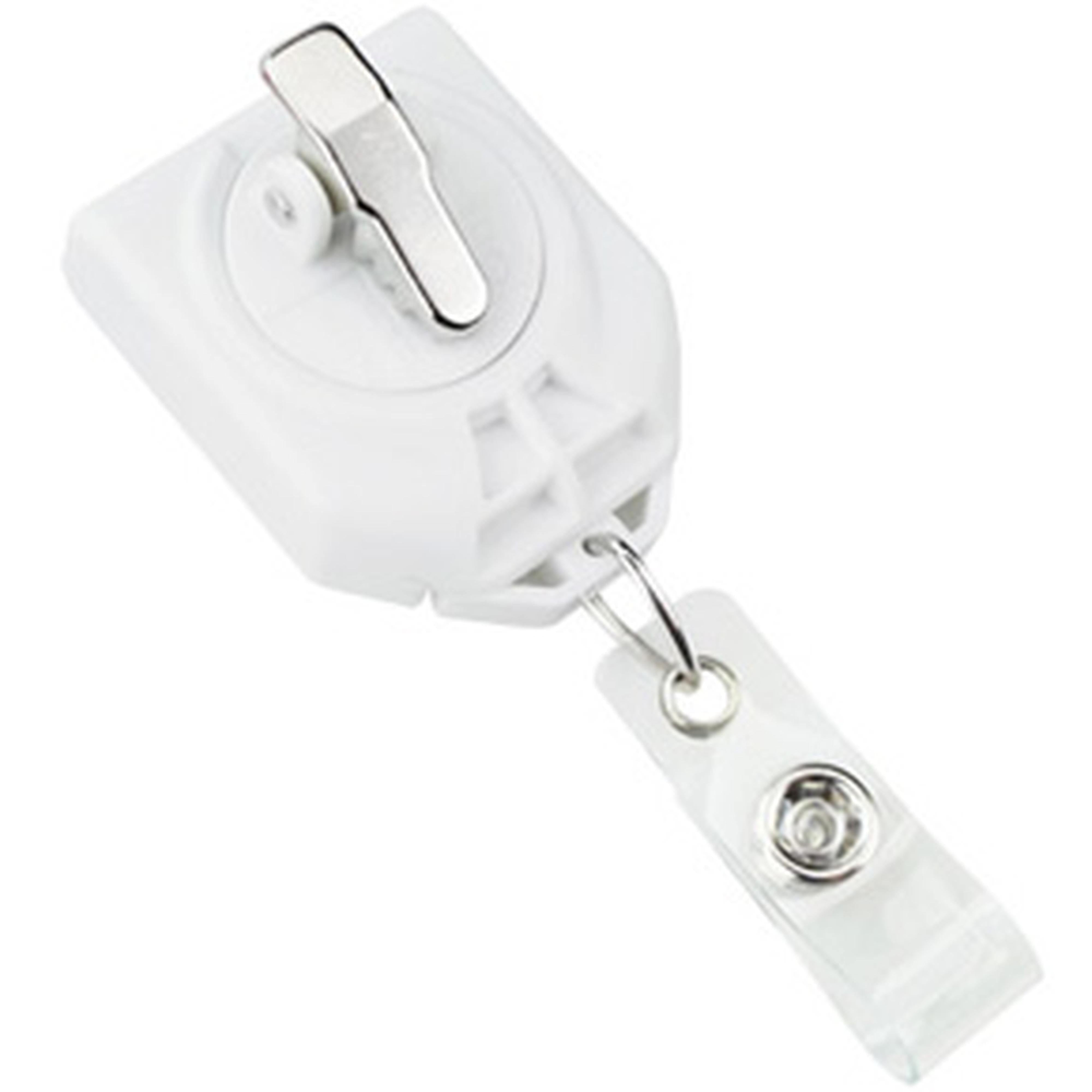 B∙Reel®Twist-Free Retractable Badge Reel, Swivel Clip with Teeth
