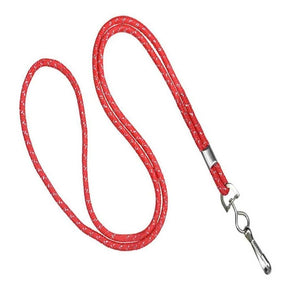 1/8" Round Metallic Lanyard - IDenticard.com