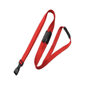 3/8" Flat 3-Breakaway Tab Lanyard - IDenticard.com