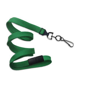3/8" Breakaway Lanyard with Black Oxide Swivel Hook - IDenticard.com