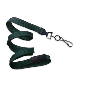 3/8" Breakaway Lanyard with Black Oxide Swivel Hook - IDenticard.com