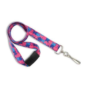 3/4" Autism Awareness Lanyard - IDenticard.com