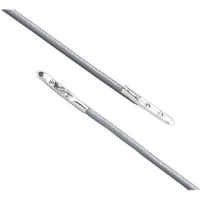 Gray 1/8" Wide Elastic Neck Cord (30") - IDenticard.com