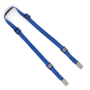 3/8" Flat Adjustable Mask Holder/Open Ended Lanyard - IDenticard.com