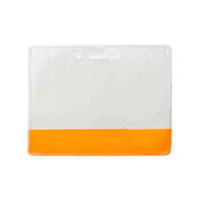 Vinyl Holder with Translucent Colored Bar, 4" x 3" - IDenticard.com