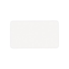 White Non-Expiring Visitor Badge - Adhesive, Thermal Printable (Box of 1000) - IDenticard.com