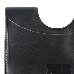 Vinyl Vertical Two Pocket Magnetic Badge Holder with Thumbnotch - IDenticard.com