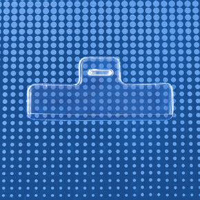 Flexible Horizontal Half-Card Holder, Credit Card Size