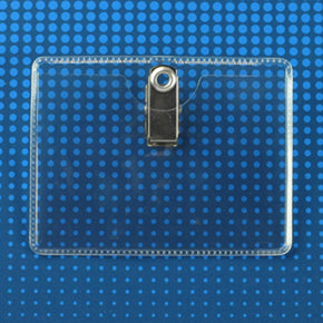 Premium Flexible Clip-on Badge Holder, Reinforced