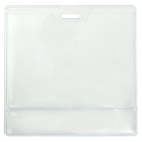 Premium Vinyl Horizontal Display Holder with Slot, Multiple Dimensions - IDenticard.com