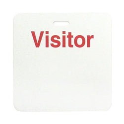 Non-Expiring Visitor Badge - Slotted, Hand-Writable (Box of 1000) - IDenticard.com
